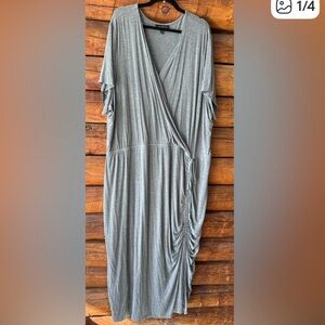 Soft Gray Maxi Dress